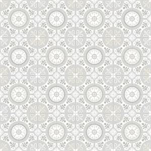 White Grey Designer Non-Slip Vinyl Flooring Roll For LivingRoom, Kitchen, DiningRoom, 2.0mm Cushion Backed Vinyl Sheet, Waterproof Lino Flooring