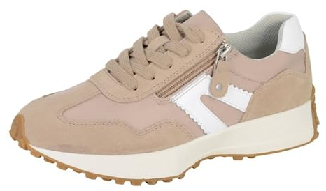 Cipriata L645 Ferrara Womens Zip/Lace Glamour Trainer