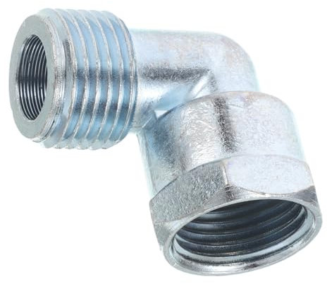 PAMINGONO Universal Gas Cooker Pipe Joint 4-point Female Thread Elbow Connector Copper Stove Extender Compatible Kitchen Cookware Gas Pipe Fittings