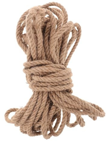 Anneome Natural Jute Twine Rope 20m Thick Rope for Diy Gardening Home Decor Truck Cargo Tie down