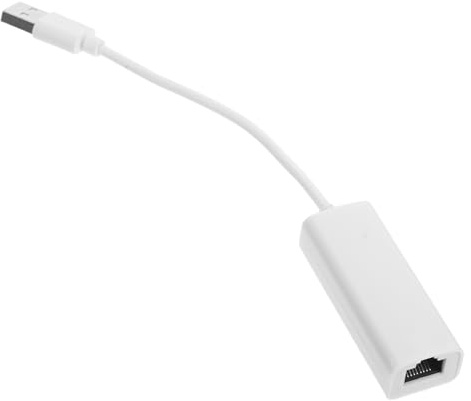 Homoyoyo Usb 2.0 to Gigabit Ethernet Adapter Network Adapter Driver-free Usb Ethernet for Wired Connection 1000mbps Converter Suitable for Home and Office Use White