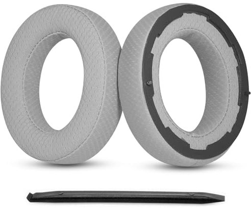 YunYiYi Coussinets de rechange compatibles avec les casques Focal Bathys Bluetooth haute fidélité avec suppression du bruit (gris MF)