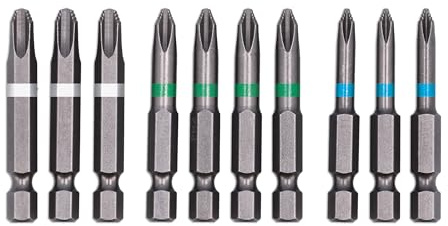Laser 9137 JIS Non-Slip Bit Set - 10pc