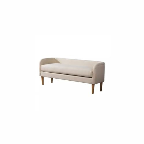 Nordic Massivholz-Bett-Endbank, modern, leicht, luxuriös, Schlafzimmer, Sofa, Sitz, stilvolle Wohnzimmeraufbewahrung, vielseitige Fensterbank (180 x 50 x 65 cm)