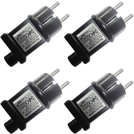 Tacdas 4X Adaptateur Secteur 31 V 6 W 193 MA Courant de Sortie 100 V-240 V Adaptateur ÉLectronique ÉTanche Huit Fonctions Adaptateur Secteur Prise UE