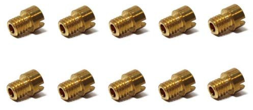10x Vergaser Hauptdüsen Abstimm Set M5 Düsen Set 75-98 passend für Dellorto Vespa Piaggio Roller/Scooter