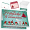 Weihnachtskarten mit Umschlag (15er Set) WEIHNACHTSMÜTZEN - edle Klappkarten ideal privat & geschäftlich - Frohe Weihnachten Karten von BREITENWERK