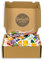 Genussleben Box mit ca. 500g Frigeo Brausepulver, Traubenzucker Lolly und Ahoi Brause Brocken im Mix verschiedene Sorten, Saurer Spaß für jeden