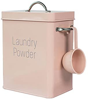 Waschmittel Aufbewahrung Waschmittelbox Waschmittelbehälter Metall-Waschpulver Dose Für Pulver Waschmitteldose