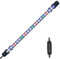 VARMHUS Tauchen Aquarium Licht,Aquarium LED Beleuchtung mit Timer Auto On/Off Dimm-Funktion,3 Lichtmodi Dimmbar,10 Helligkeitsstufen optional&3Stufen der Zeitschleifenfunktion 42LED-RGB 37cm