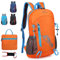Lywencom Wanderrucksack, 20L Sport Leichter faltbarer wasserdichter ultraleichter Rucksack geeignet für Outdoor-Camping-Picknick (Orange)