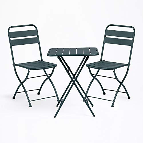 SKLUM Set aus Klapptisch (60 X 60 cm) & 2 Klappstühle Janti -