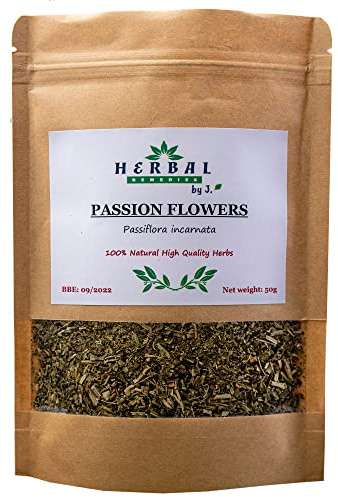 Passion Flower Tea Anxiety Insomnia Sleep Aid Herb Dried 50g - Passiflora incarnata - Herbal Remedies by J. - Meczennica