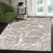 SANAT Teppiche für Wohnzimmer - Harmony - Kurzflor Teppich, Geeignet für Flur, Esszimmer, Schlafzimmer, Küche und Kinderzimmer Öko-Tex 100 Zertifizier - Liner-Braun, 200X280 cm