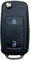 2 Tasten VW Volkswagen Amarok Schlüssel für VW Transporter T4 T5 T6 für VW Pollo Schlüssel für V-olkswagem Golf Bora Seat Ibiza Autoschlüssel mit ungeschliffener Klinge