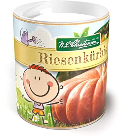 Chrestensen Gartenkinder Riesenkürbis Samen Streudose