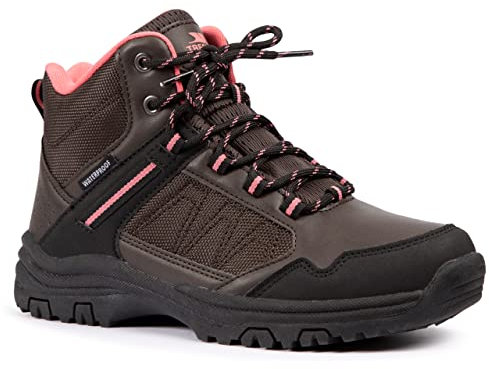 Trespass Damen-Wanderstiefel, wasserdicht, atmungsaktiv, dunkelbraun, 39 EU