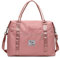 FANDARE Femme Sacs de Voyage Sacs de Sport Cabas de Fitness Sacs de Sport Grand Format Sac à bandoulière Sac à Main Sac à Dos Grande Taille Sac Week-End Voyage Léger Sacs polochons Rose