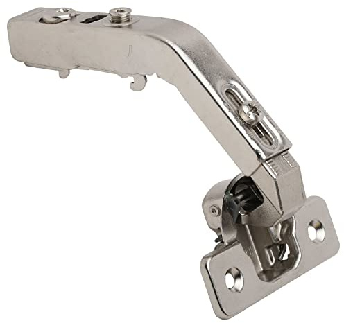 2 Pack DTC Special Application Bi-Fold Corner Lazy Susan Self Closing 135 Degree Corner Kitchen Cabinet Door Hinge Nickel Plated, C80H675