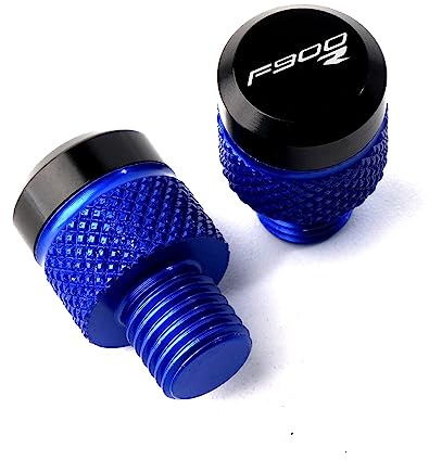 XBMTN M10 * 1,25 Gewinde Spiegel Lochstopfen Schrauben Motorrad 10 Mm Kappen Befestigungsschrauben Für BMW F900R F900 R 2020-2022 (Farbe : Blau, Größe : Normal)