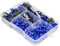 JNNJ 177 Pcs Kit de Boulons de Carénage de Motos, Ensemble de Vis D'écrou de Rondelle de Pare-Brise, Clip de Fixation Universel En Aluminium pour Les Sports Motorisés Et La Course de Moto(Bleu)