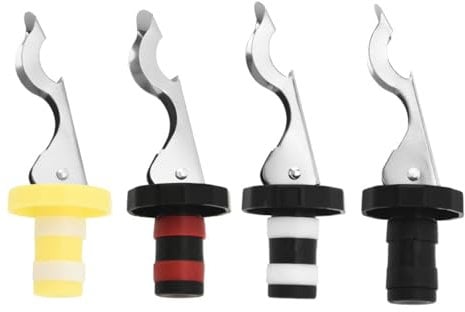 4 pièces Bouchon de Bouteille Couvercle de Bouteille,Bouchon Réutilisable,Bouchon de bouteille,Bouchon de Champagne étanche Pour la collection de vin Fenglin-joy Flaschenverschlüsse mit Hebel