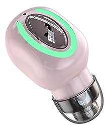 Einzelne unsichtbare Bluetooth Kopfhörer kabellos Wireless Single Earbud kleine versteckte Kopfhörer für Arbeit Studium Mini Schlafkopfhörer Semi In-Ear Headset Tiny drahtlos Ohrhörer für kleine Ohren