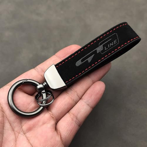 Porte-clés de Voiture Compatible avec pour Kia Rio Ceed Optima Sportage Picanto Proceed GT Line,13.2 * 3.2 CM