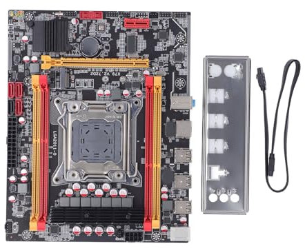 Placa Base X79 V2 LGA 2011, Placa Base de PC para Escritorio, CPU E5‑2680 V1 V2, Tarjeta LAN Gigabit, 4X DDR3, 6X USB2.0, 3X SATA2.0, 1x SATA3.0, PCIEx16, PCIEx1, M.2