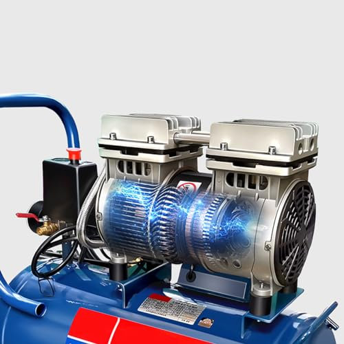FresQa Air pump scale small mini high-pressure oil-free silent woodworking air compressor,24 liters,1600W