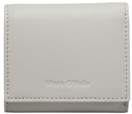 Marc O'Polo Leder Geldbörse Judis Combi Wallet Stone Grey grau