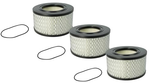 vhbw Filterset 3x Staubsaugerfilter kompatibel mit Heylo VC 30 H, VC 30 M Staubsauger - HEPA Filter Allergiefilter