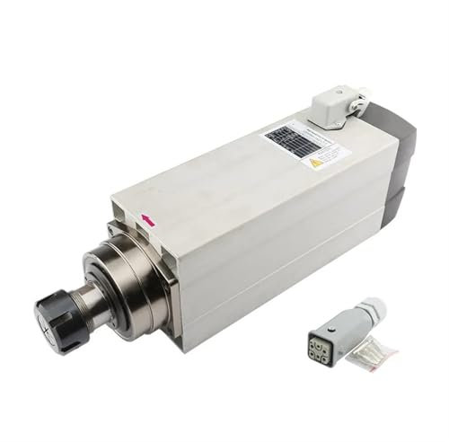 Fresatrice legno CNC Milling Machine Spindle Motor 7.5 KW ER32 Air-Cooled Spindle Without Mounting Flange 4 Bearing 18000rpm CNC Router Engraving(7.5kw ER32 380V)
