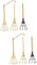 BCOATH 6 STK Mini-Grill Kinder Dekor Sandrechen Für Kinder Handfächerrechen Japanischer Garten Heimdekoration Handrechen Erde Zen-gartenwerkzeug Gartenrechen 3/ 4/ 7-zinken-rechen Eisen