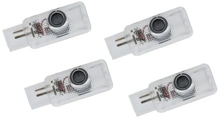 KYPSZQPSH Projecteur Laser Led For Porte De Voiture, Lampe De Bienvenue Adaptée À X164 W164 W215 GL ML R Classe R400 R350 R300 ML450, Accessoires(For Mercedes Benz,4pcs)