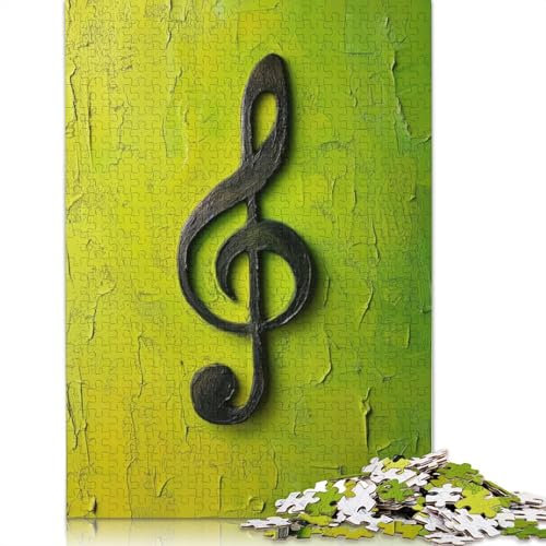 Abstract Clef Symbol Puzzles 1000 Teile Schwer Puzzle Spielzeug Lernspiel Impossible Herausforderungsspielzeug Für Erwachsene Und Kinder Ab 14 Jahren 1000pcs (40x28cm)