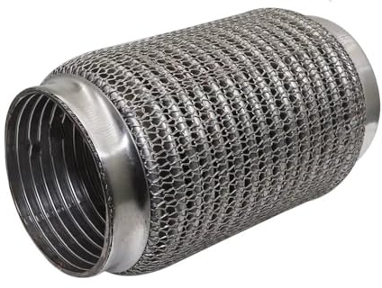 Tuyau D'échappement Tuyau D'échappement Télescopique Flexible En Acier Inoxydable, Raccord Universel Soudé Pour Silencieux(76MM-203MM)