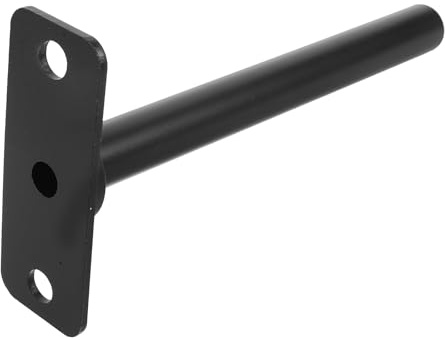 FUOYLOO Wall Mounted Weight Plate Rack with Barbell Holder for 1 Plates, Featuring Wall Protection for Garage and Home Exercise Storage