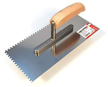 Edelstahl Zahnkelle Zahnspachtel 4x4mm Kelle DECOREX HD Professionel
