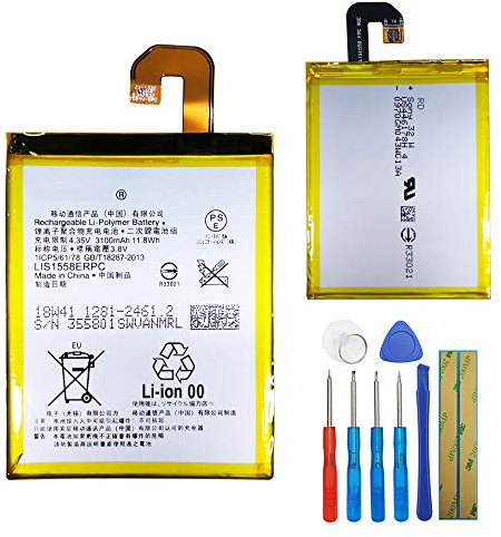 Li-Polymer Neuer Ersatzakku LIS1558ERPC Kompatibel mit Sony Ericsson Xperia Z3 D6616 D6633 D6653 L55T Xperia Z3 WiMAX 2+ L55T