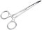 Pinza hemostática de acero inoxidable de 4.9 pulgadas / 5.5 pulgadas mosquito mascota perro gato pinzas de pelo pinzas pinza hemostática de limpieza del oído abrazadera curvada(Grande)