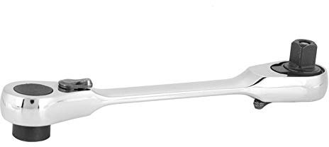 EBTOOLS para destornillador de broca de trinquete para llave de trinquete mini Llave de vaso de trinquete de 1/4Llave de liberación rápida Llave de torque hexagonal (107 mm)