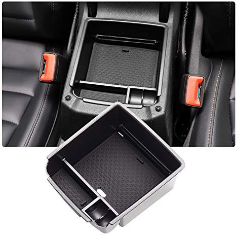 YEE PIN Mittelkonsole SEAT Tarraco 2019-2024 Handschuhfach für Armlehne Organizer Aufbewahrungsbox Mit Rutschfestermatte Autozubehör