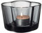 Iittala Alvar Aalto collection Windlicht, Glas, grau, 60mm