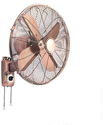N / A Ventilador de Pared, Funcionamiento del Cable de Tracción, ángulo Ajustable, Ventilador de Bajo Consumo de Ahorro de Energía, Ventilador de Pared Industrial para El Hogar(Size:60cm / 23.6in)