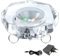 WingFly Crystal LED Lichtbasis Leuchtsockel LED Display Base Ständer Schmuck Drehständer Farblichter beleuchtet Kristallständer für Kristalle Glaskunst Schmuck (Achteck)