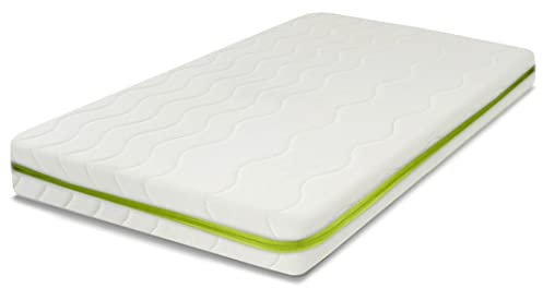 Best For Home Easy Active Matratze | Schlafmatratze | kaltschaummatratze | Ideal als Kindermatratzen | Erhältlich in 4 Farben und 15 Verschiedenen Größen, Leicht Abnehmbarer (Grün, 60x120)