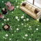 Benutzerdefinierte selbstklebende Bodenwand, ländliche Pflanze, Blumen, grünes Gras, 3D-Bodenfliesen, Tapete, Aufkleber, Badezimmer, Wohnzimmerdekoration, 150 cm x 105 cm