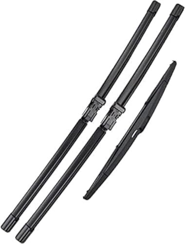 Balais d'essuie-Glace Avant et arrière, pour Peugeot 208 2012 2013 2014 2015 2016 2017 essuie-Glaces Accessoires de Voiture en Caoutchouc
