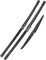 Balais d'essuie-Glace Avant et arrière, pour Peugeot 208 2012 2013 2014 2015 2016 2017 essuie-Glaces Accessoires de Voiture en Caoutchouc
